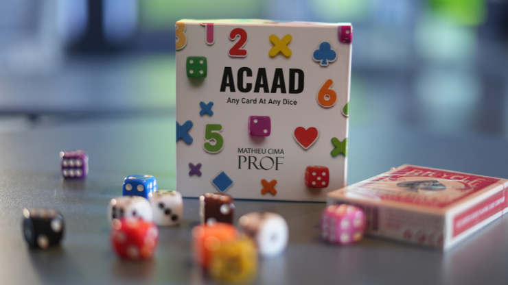 ACAAD - Any Card at Any Dice by Mathieu Cima (Red)   (Expected arrival on June 19th)