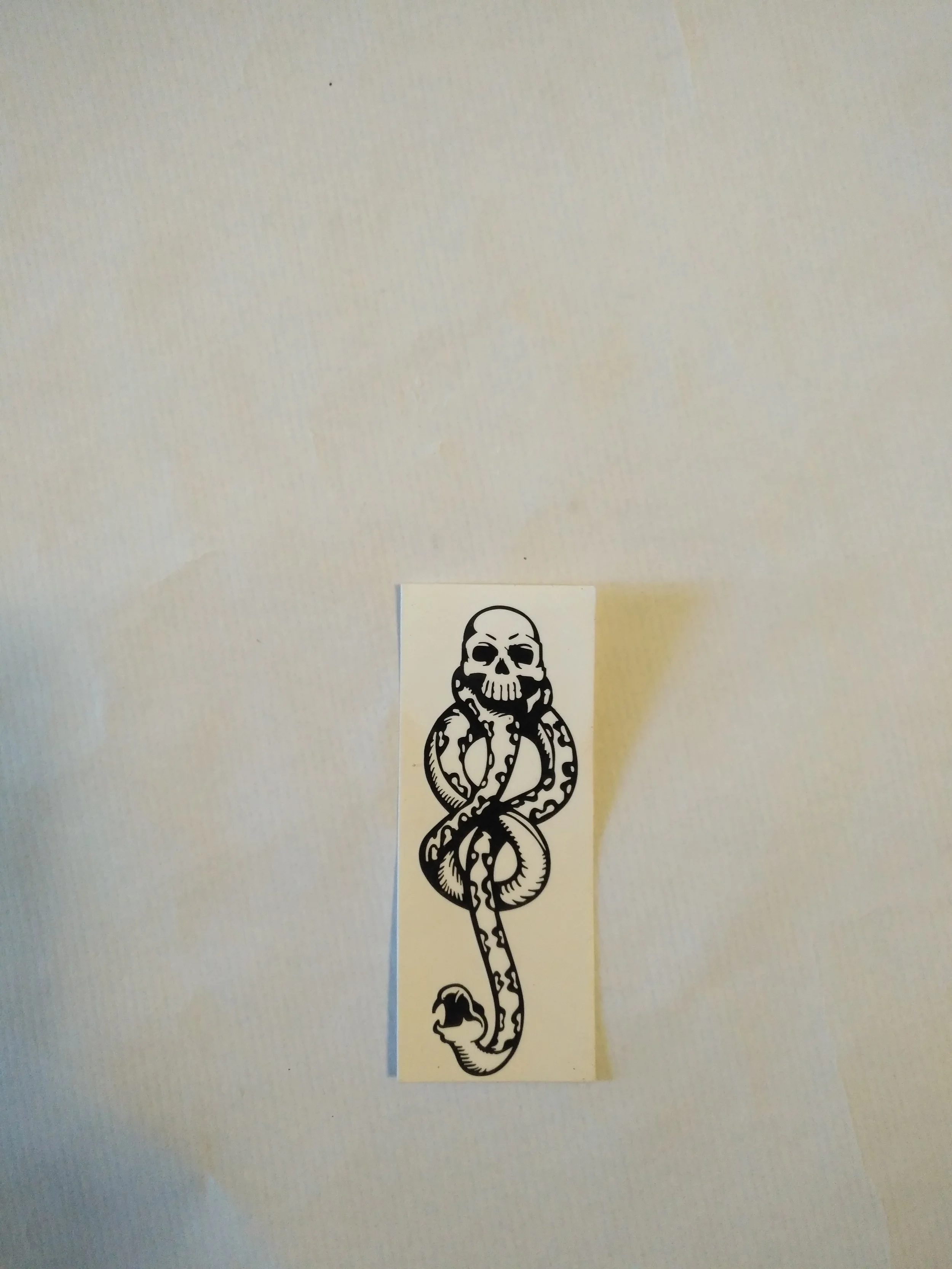 Harries Potter's temporary tattoo - Voldemort Couple Tattoos