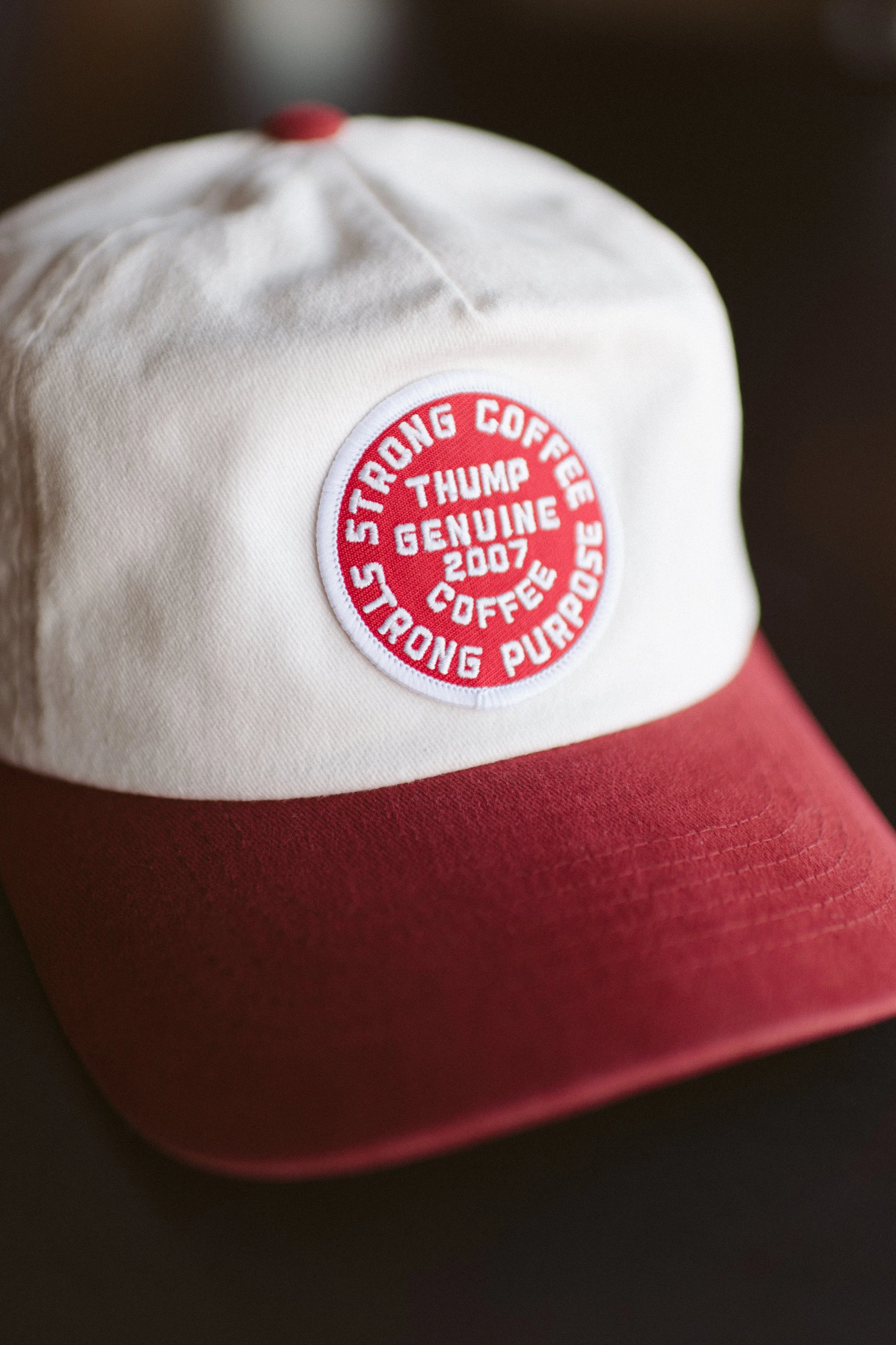 Strong Coffee Hat Red Heron House 5.jpg