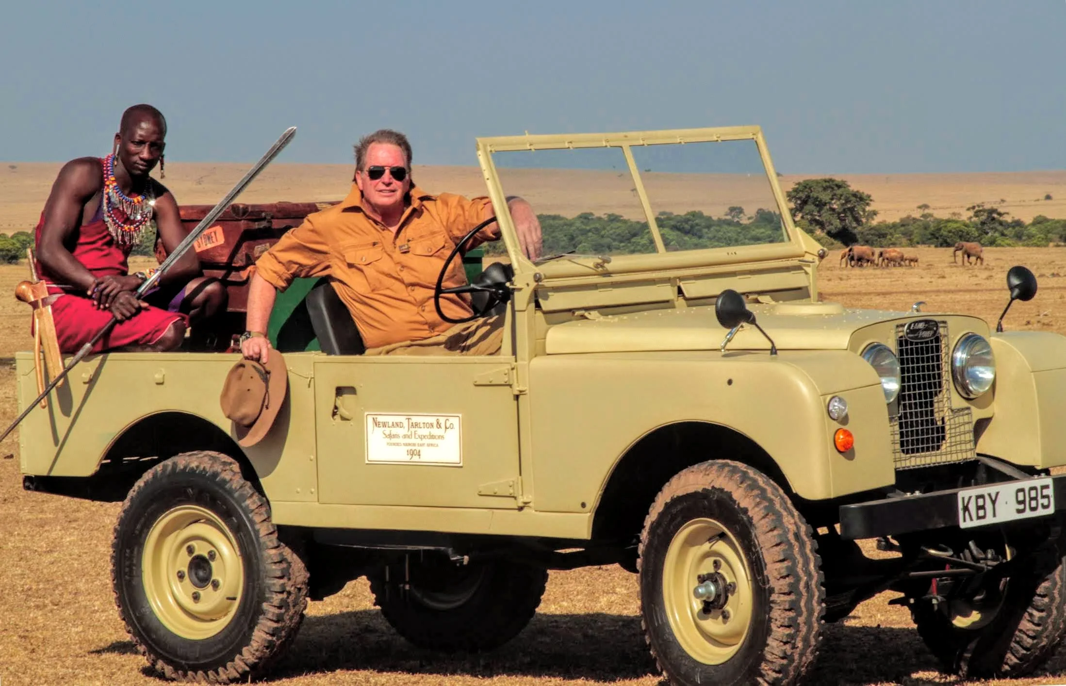 Don Young of Newland Tarlton Safaris operates luxury “Out of Africa”-style tented safaris and hosted Bibi Jordan on a safari in Kenya’s top parks.