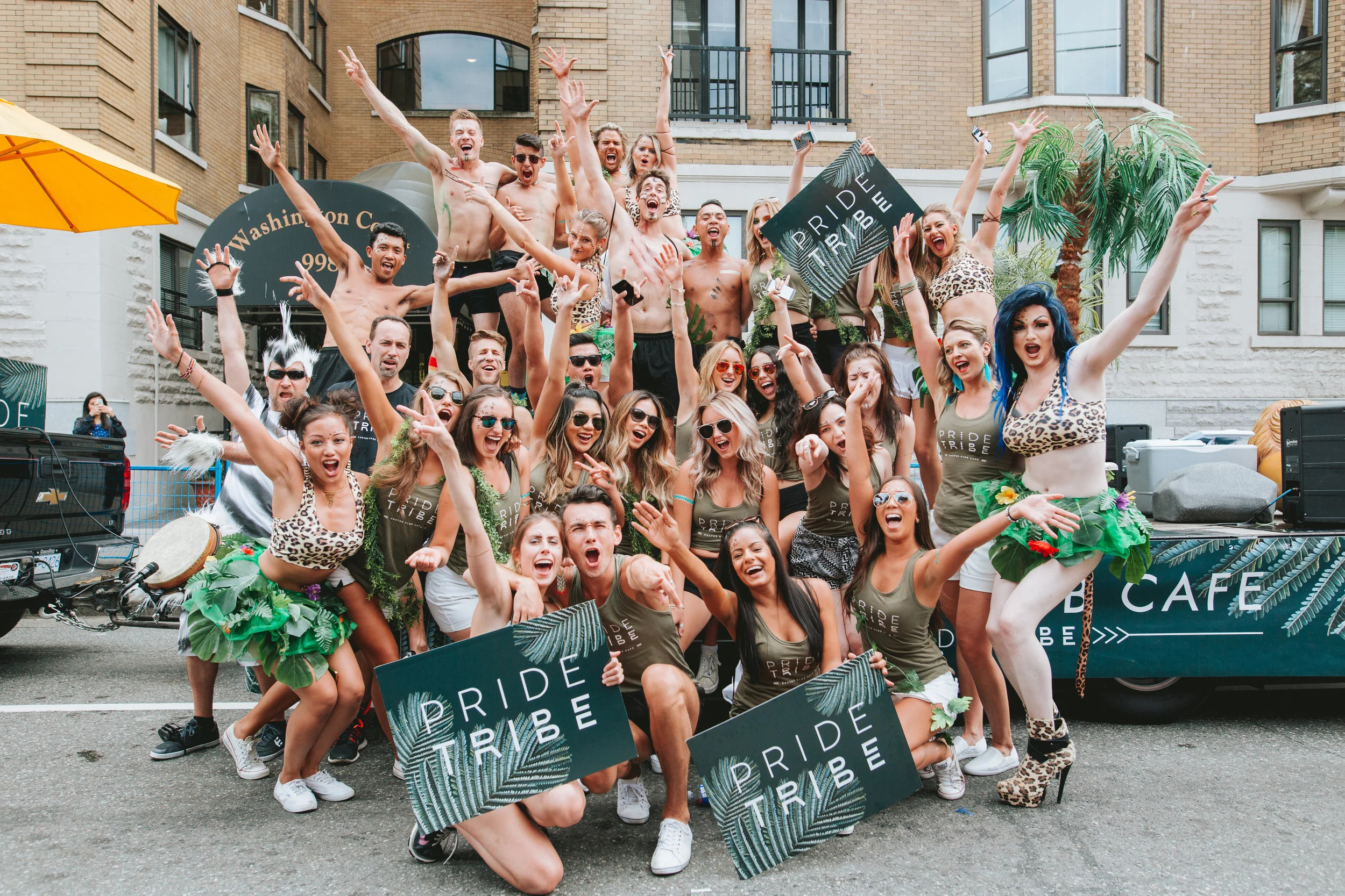 Cactus Club Cafe - Pride Parade  Paper Crane Creative