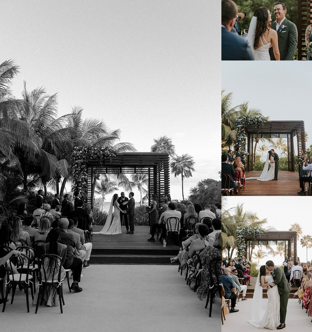  Newlyweds kiss at altar by Steph Photo Co 