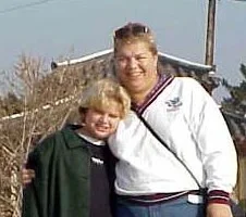 One of the only photos of my mother and I that I have access to digitally - pixelated and digitally distorted with time.