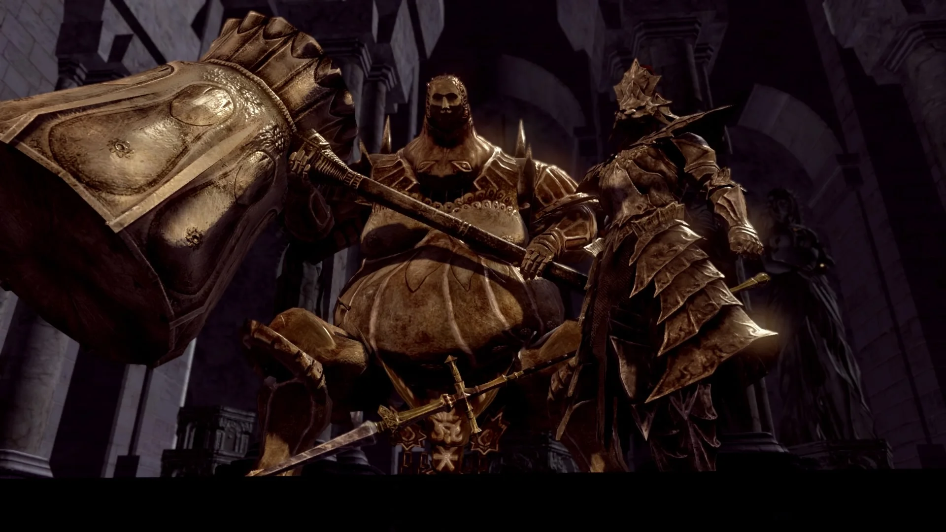 Seconds after you realise you have to fight both, Ornstein begins a 50 metre charge at you. Yikes.