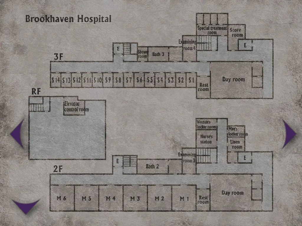 About 3/4s of these rooms are non-existent and permanently locked.