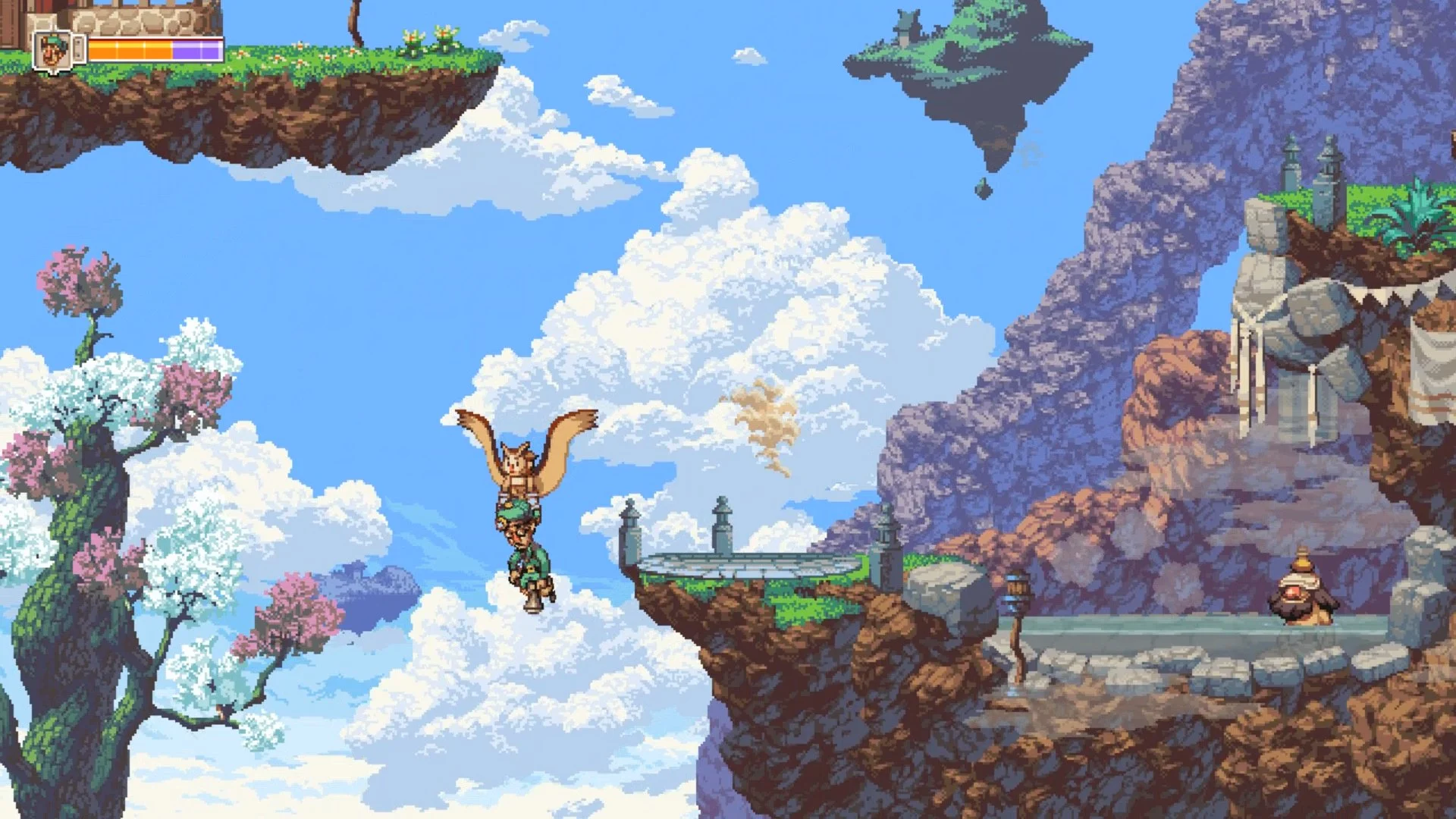 Here’s an actual quality game with unlimited free flying: Owlboy.