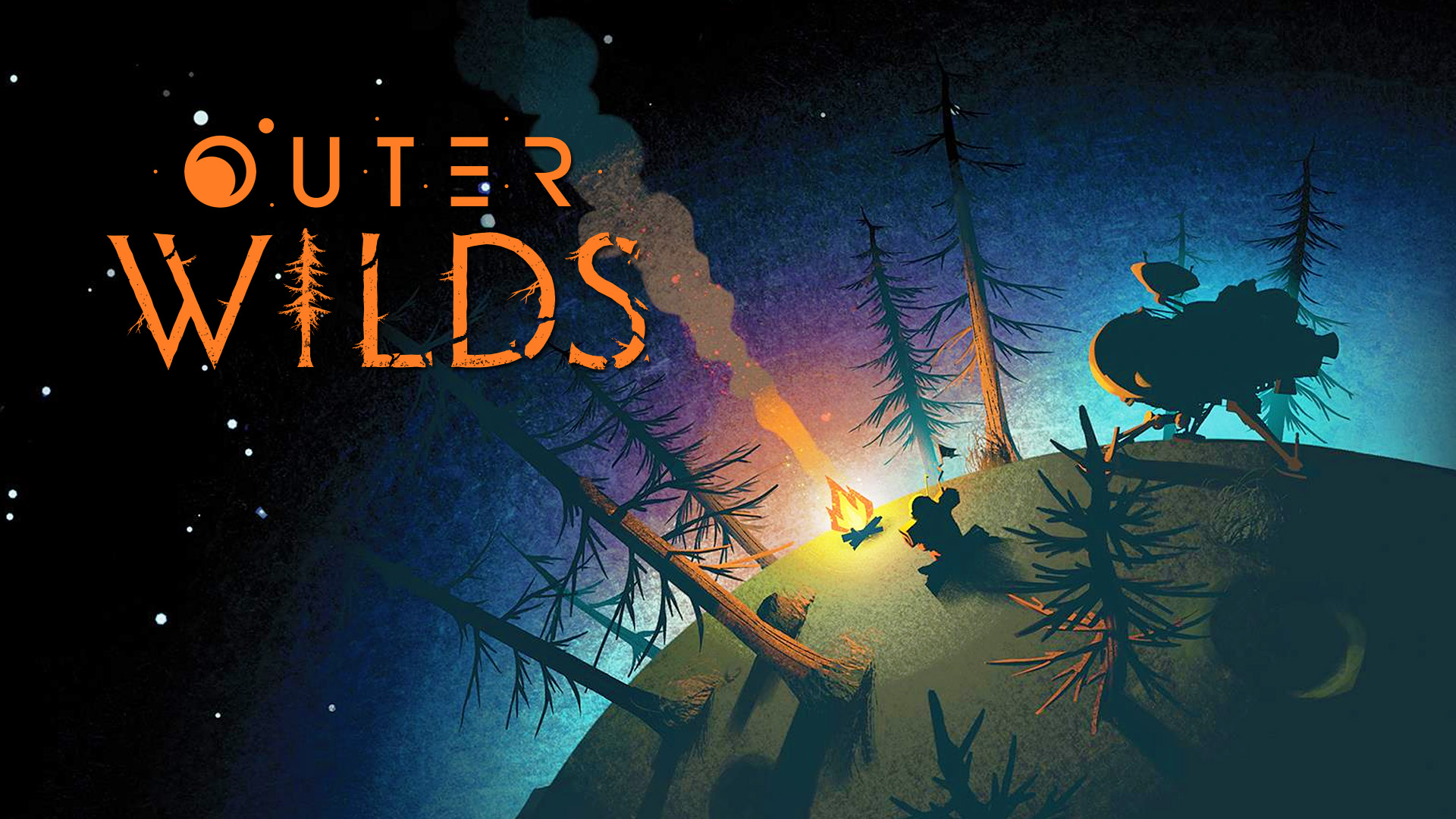 saturn in the game outer wilds. 3 d render