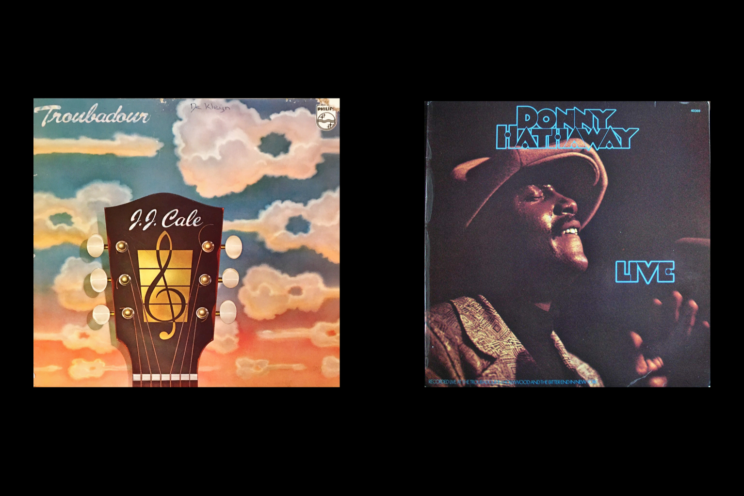 J.J. Cale &amp; Donny Hathaway @ Studio 2 Parr St