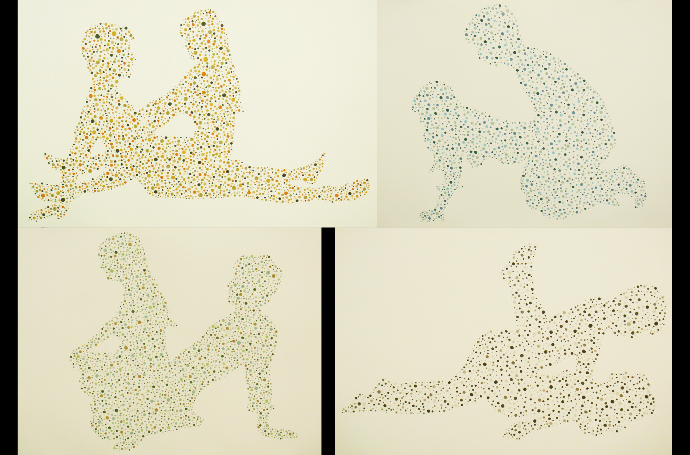 Positional Blindness Series , Ink on paper, 2010