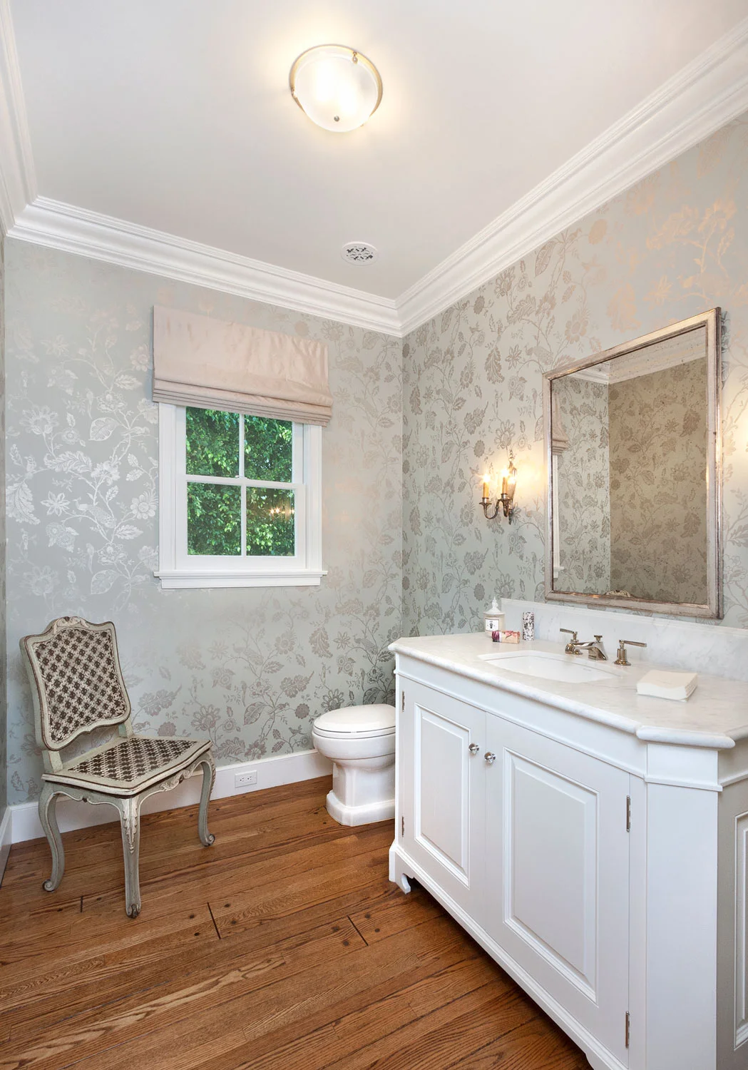 Traditional Powder Rooms With Marbles 18 Statement Making Powder