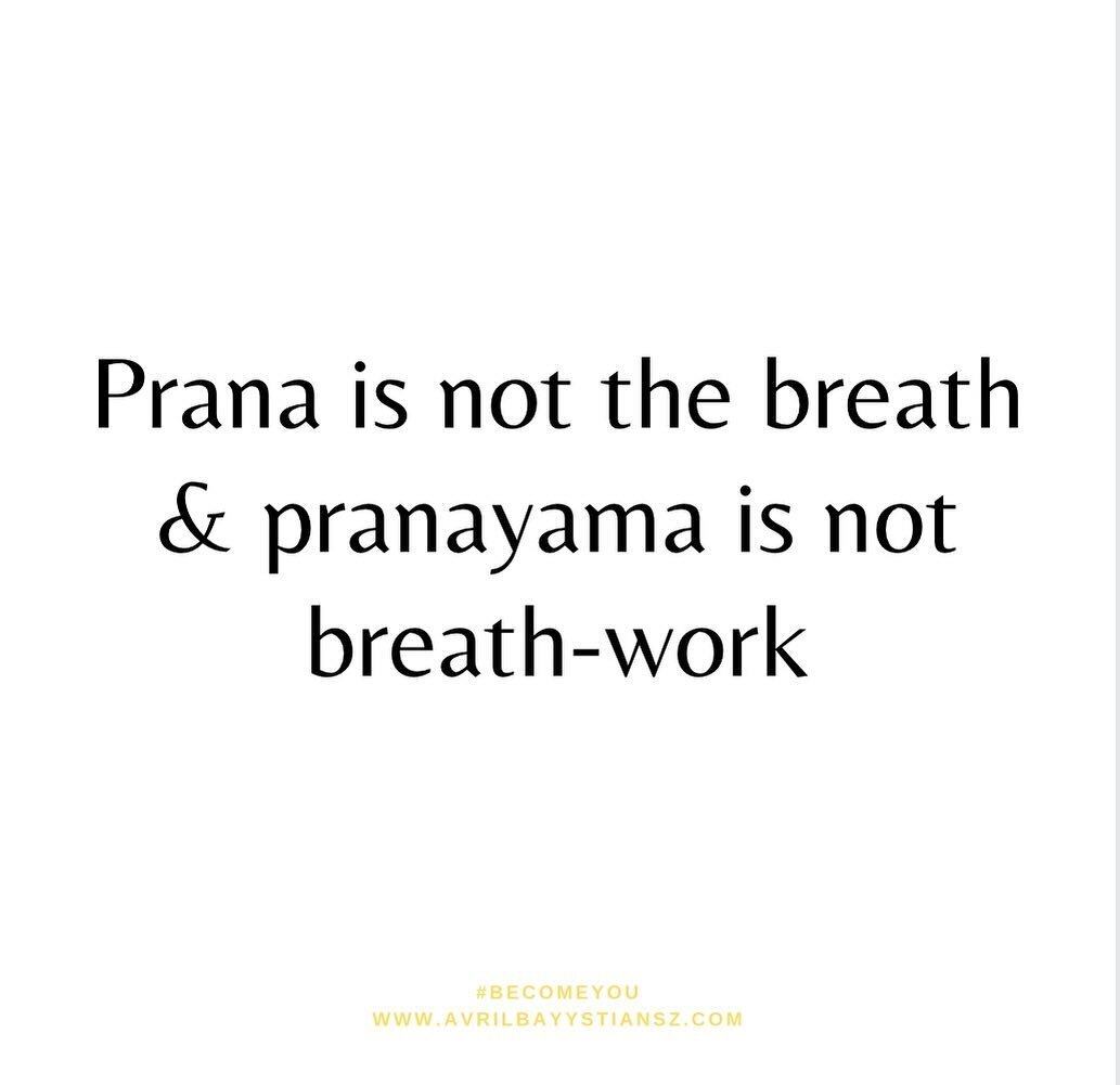 Such an important distinction to note. 

#prana #pranayama #breath #breathwork #yoga #vitalforce #spirit #life #consciousness #soul #self #becomeyou @avrilbastianszbecomeyou