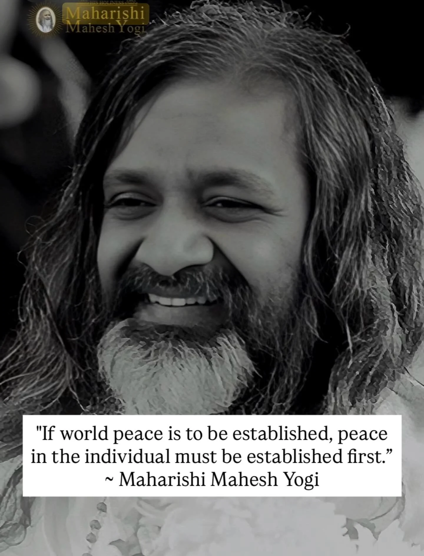Meditation is often seen as a personal practice. But at its heart, it is an act of service.

Maharishi spoke of peace not as an idea to be argued for, but as a lived reality to be cultivated.

When the individual becomes established in inner peace, t