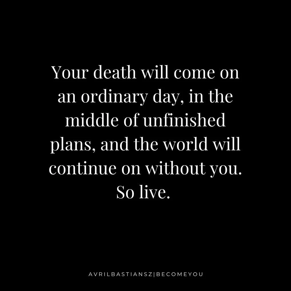 Grief sits you on the edge of life.

Behind you
memories, laughter, moments you wish you could hold again.

Ahead of you
a future where someone is no longer there.

And here you are
in between
feeling it all.

The sharpness of loss
the depth of love.