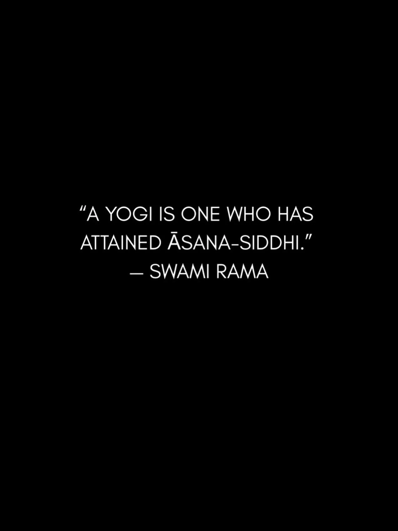 Āsana is often misunderstood.

It is not the goal of yoga &mdash;
but without it, the deeper practices are not possible.

Āsana-siddhi is not performance.

It is the ability to sit,
steady and at ease. Mastery of the body. 

From here, yoga begins.

