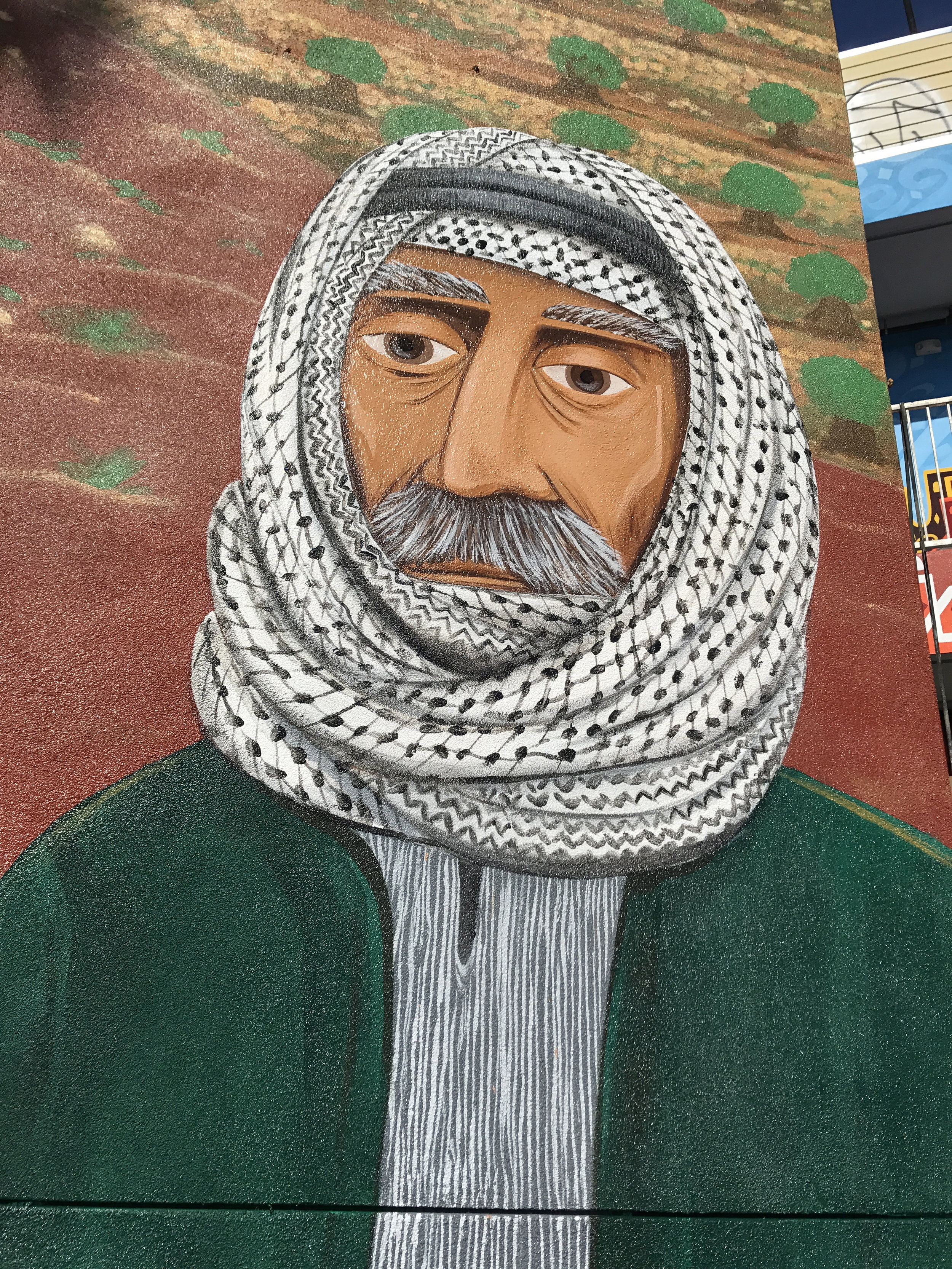 Abou Falah (Father of the farmer) gazing at the world while we awaits his peoples return.