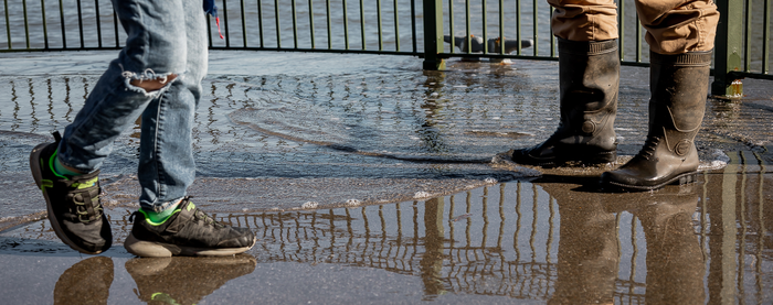 Exploratorium A Royal Walk with the King Tide Along the Embarcadero