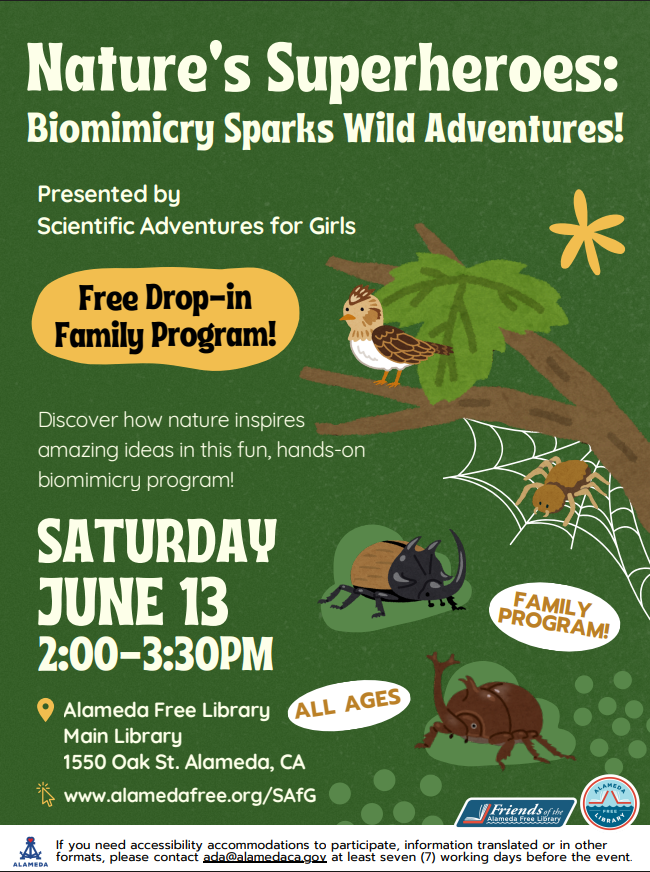 Discover Nature’s Superheroes: Free Family Fun at the Library! 🕷️🌿 