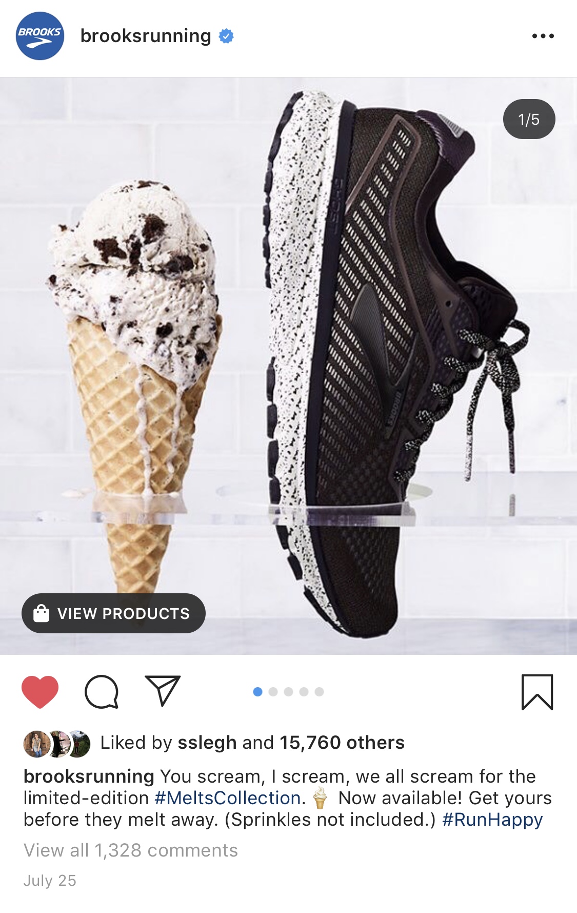 brooks ice cream sneakers