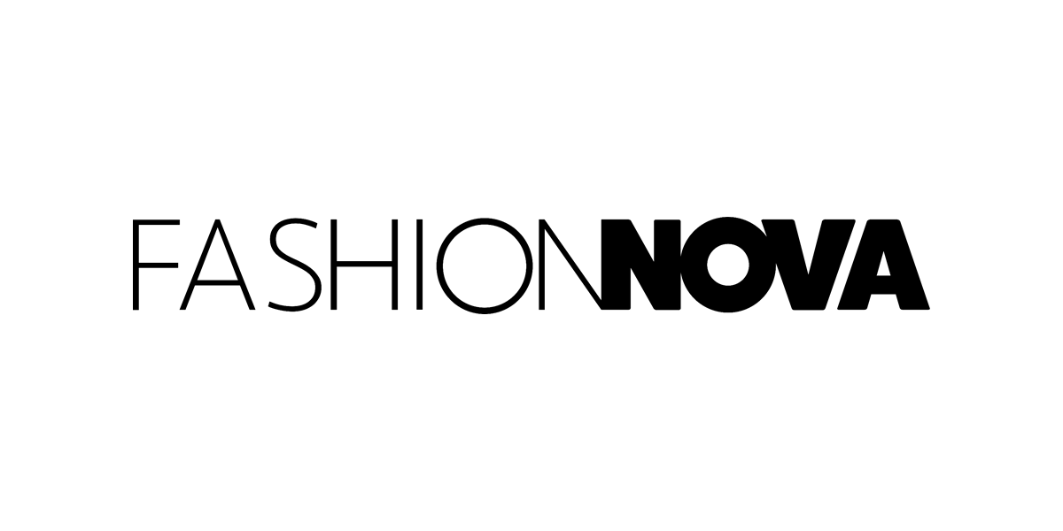 Fashion Nova logo — client of photographer and director Steven Gomillion