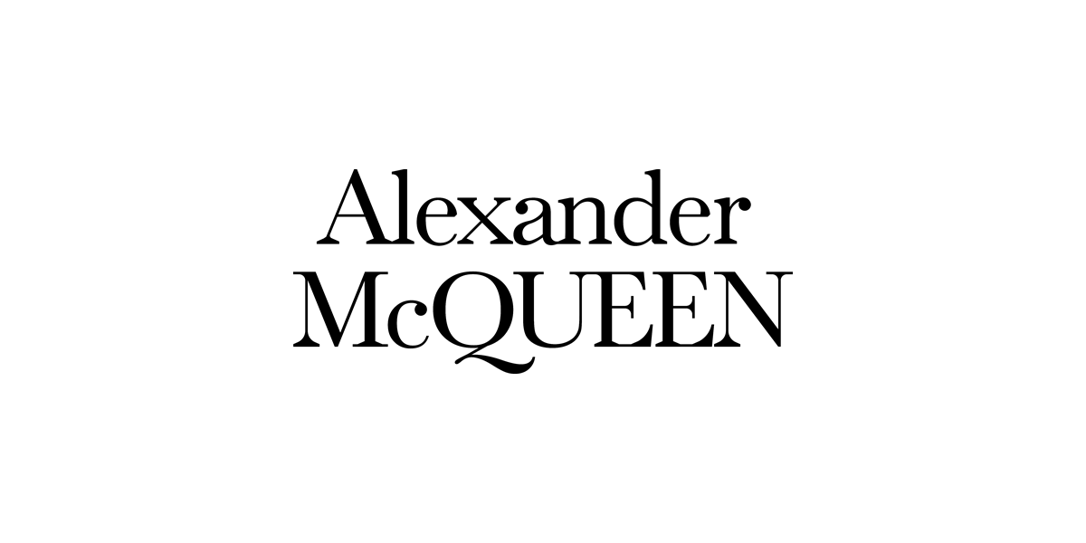 Alexander McQueen logo — client of photographer and director Steven Gomillion
