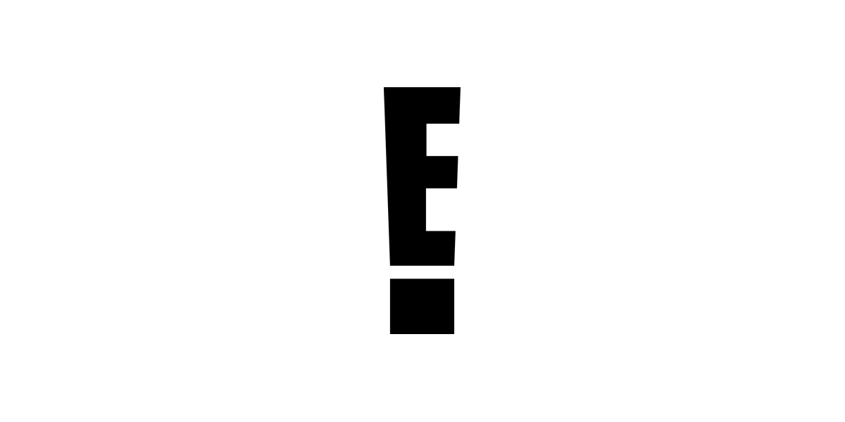 E! logo — client of photographer and director Steven Gomillion