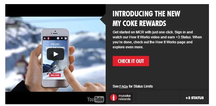 Copywriting from the Coke website.