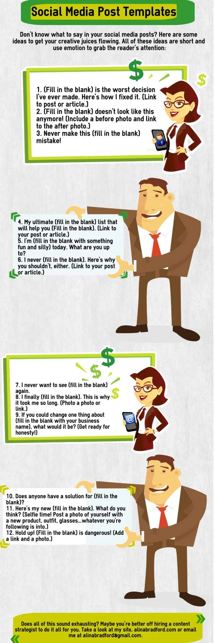 How to write a good social media post.