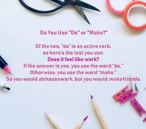 make vs do