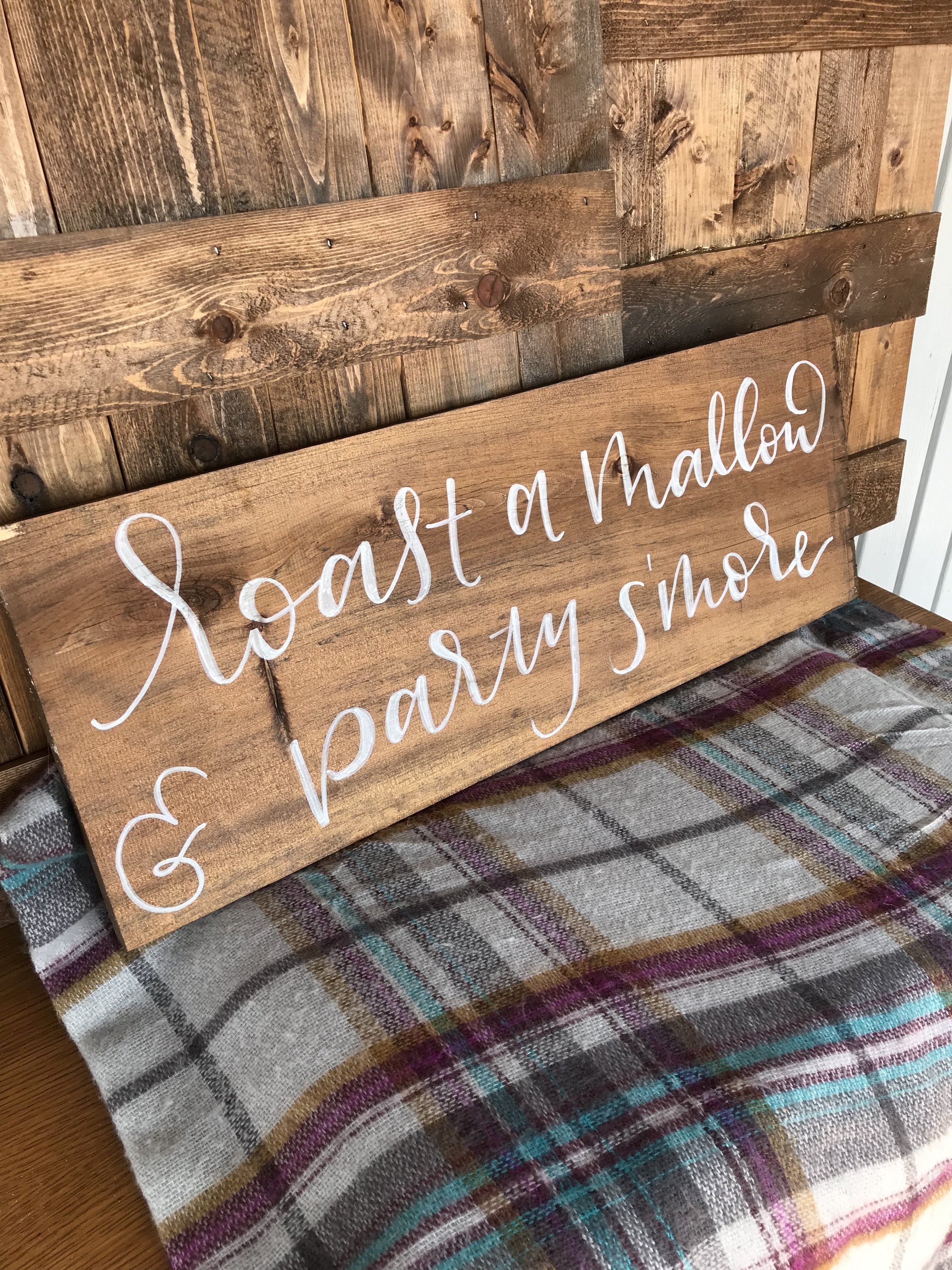 Marshmallow Party Sign