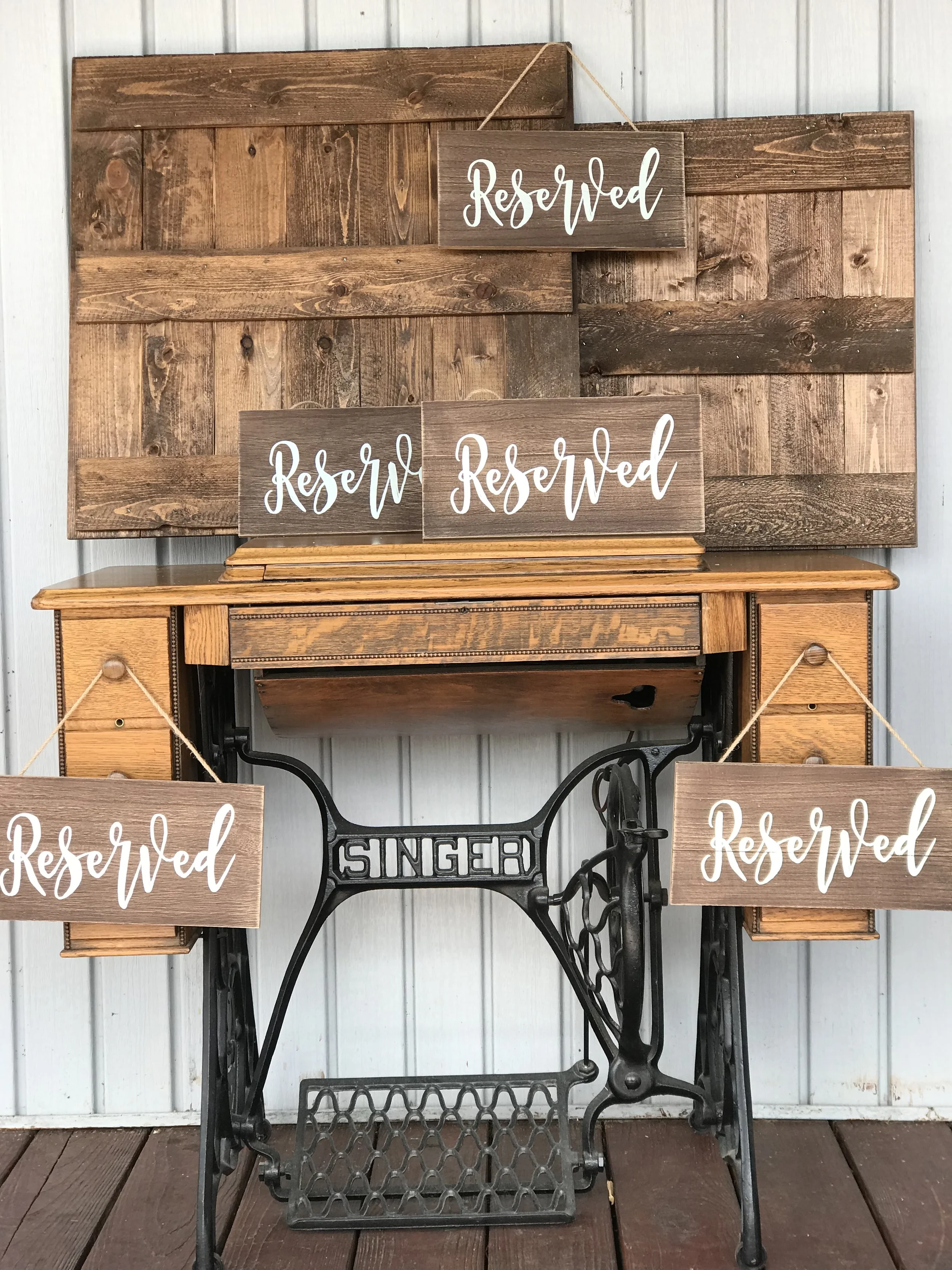  Lanape Reserved Signs