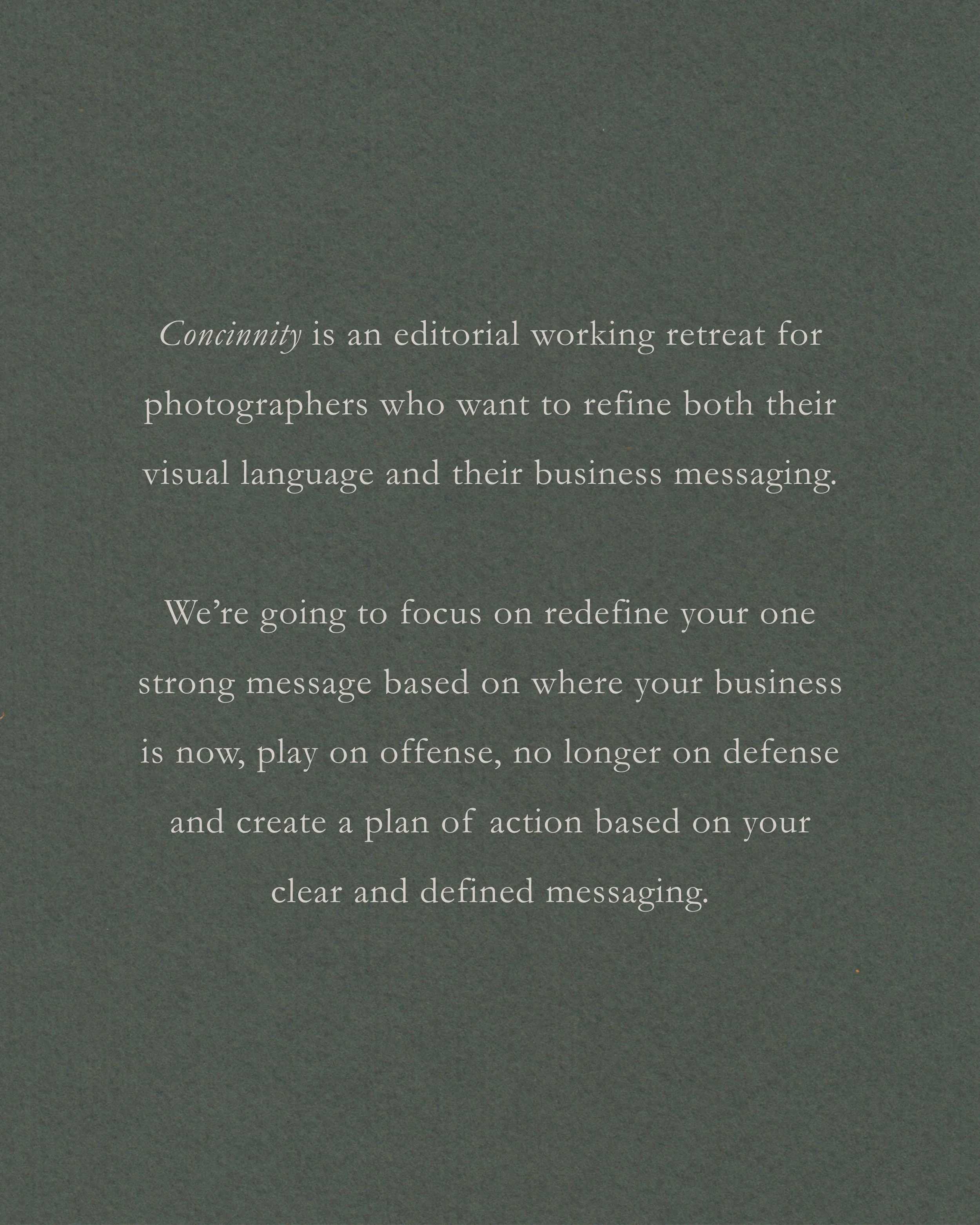 Concinnity — The Cottonwood Collective