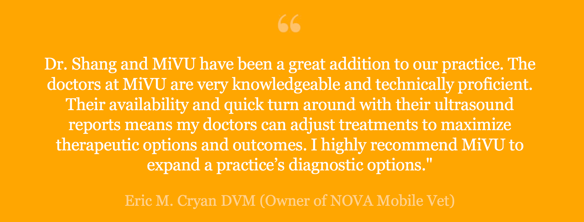 Eric M. Cryan DVM (Owner of NOVA Mobile Vet.) (Copy)