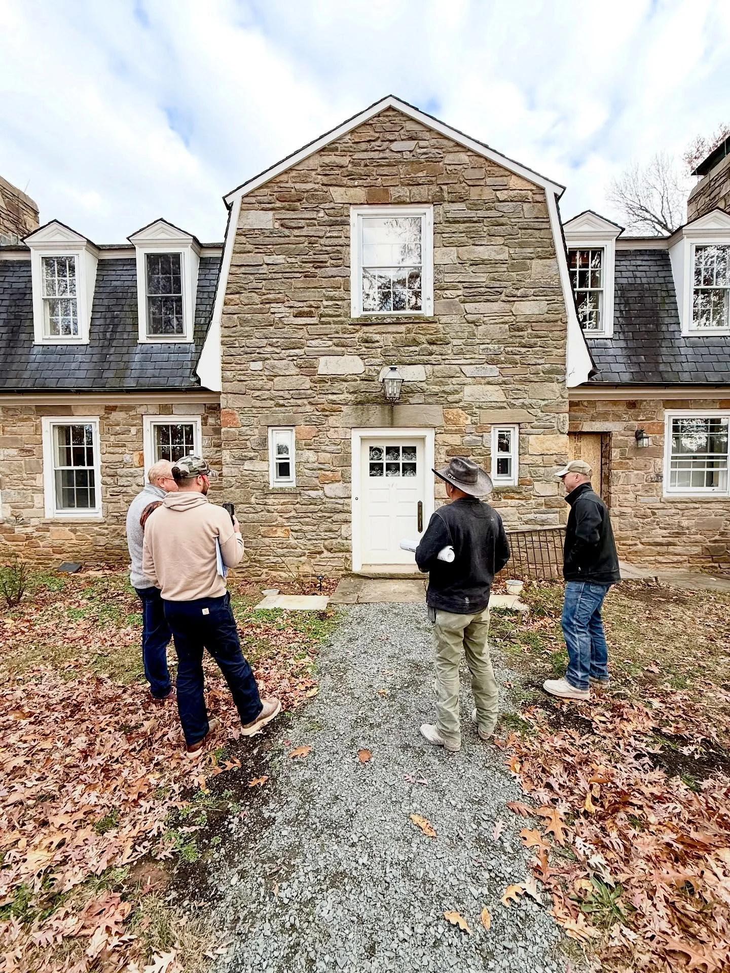 Design In Motion ~ checking in on our Virginia renovation project where the entire team is carefully balancing historic preservation while incorporating modern living. 

#designinprogress #achangeofspace #interiordesign #homerenovation #sitevisit #re