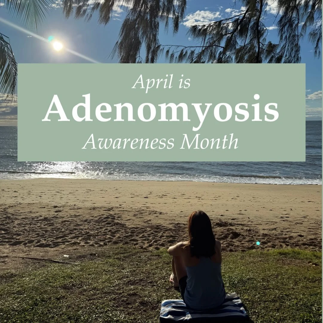 April is Adenomyosis Awareness Month.

It&rsquo;s something that still isn&rsquo;t spoken about enough, 
and often misunderstood, even in healthcare.

I see women who have been dealing with ongoing pain, fatigue, and symptoms that don&rsquo;t quite a