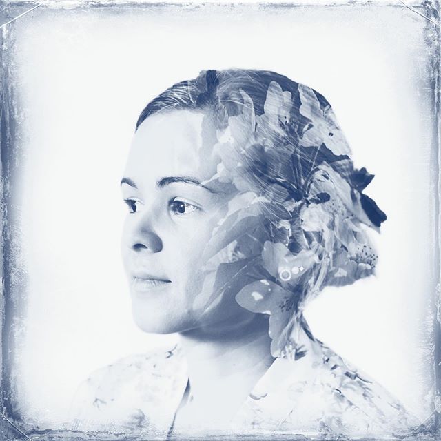 Just another play with double exposure. #photoshop #portrait