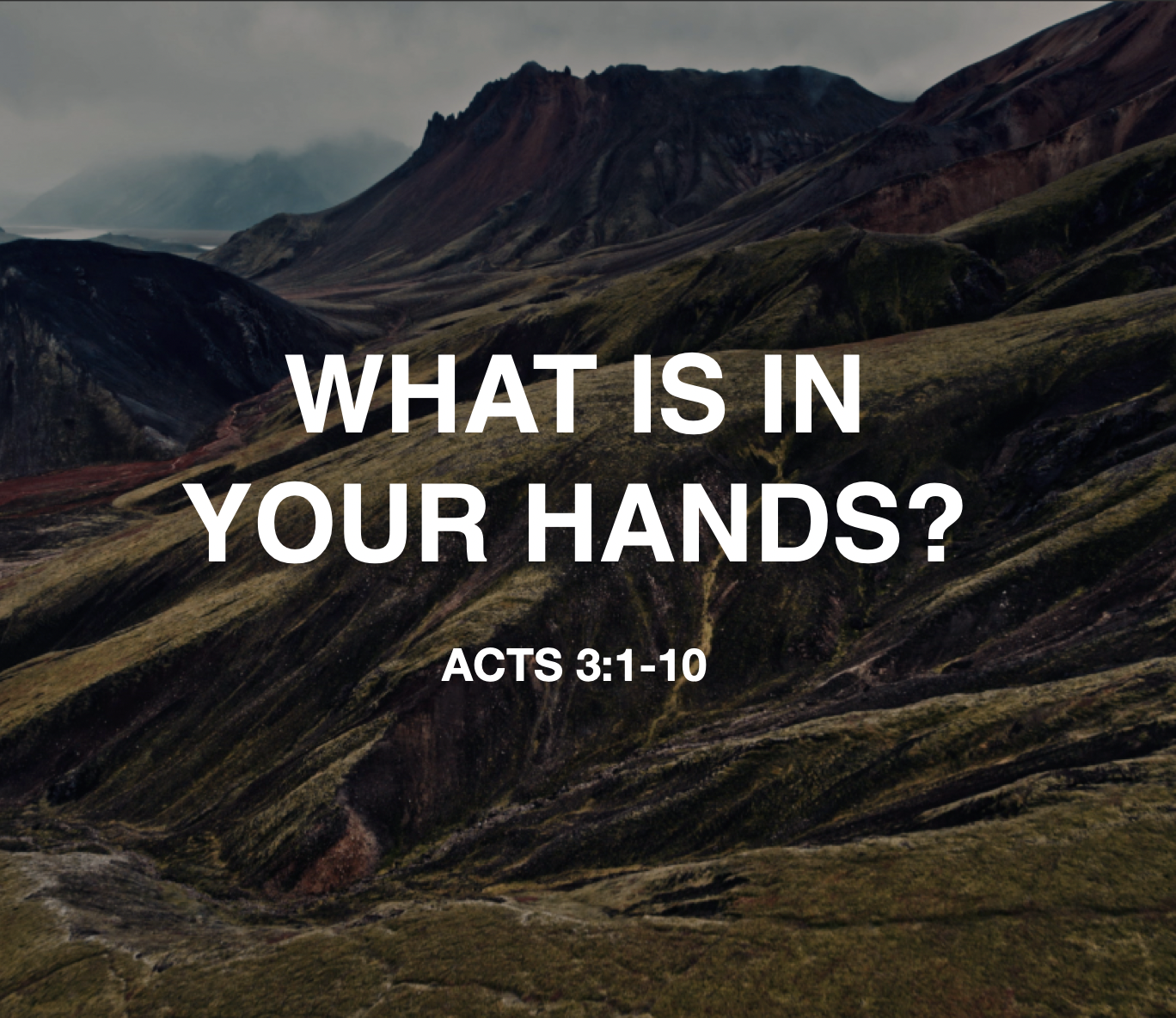 What is in Your Hands? episode artwork