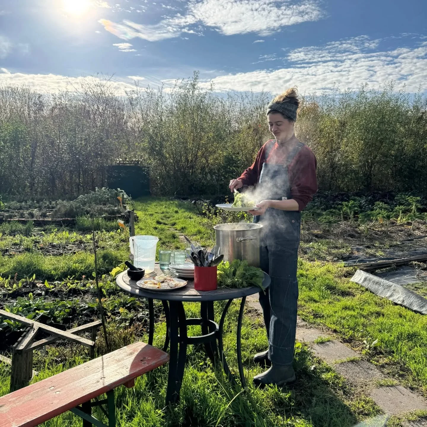 Since we started farming seven years ago, warm lunches have been an important part of our working day. It&rsquo;s a moment to come together and share our stories. During the busiest days, it gives us a break from thinking about everything that still 