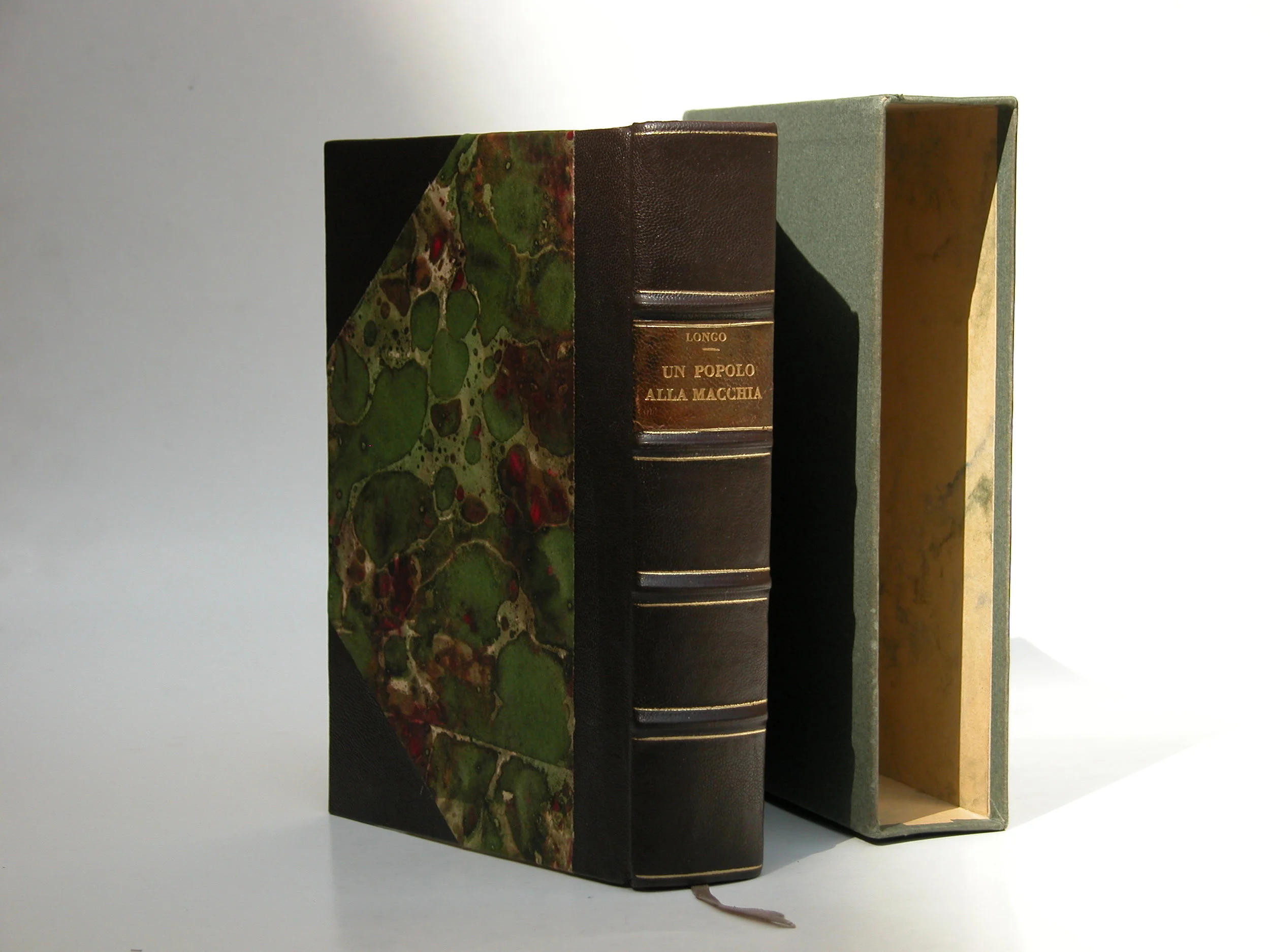 Legatura nuova in mezza pelle