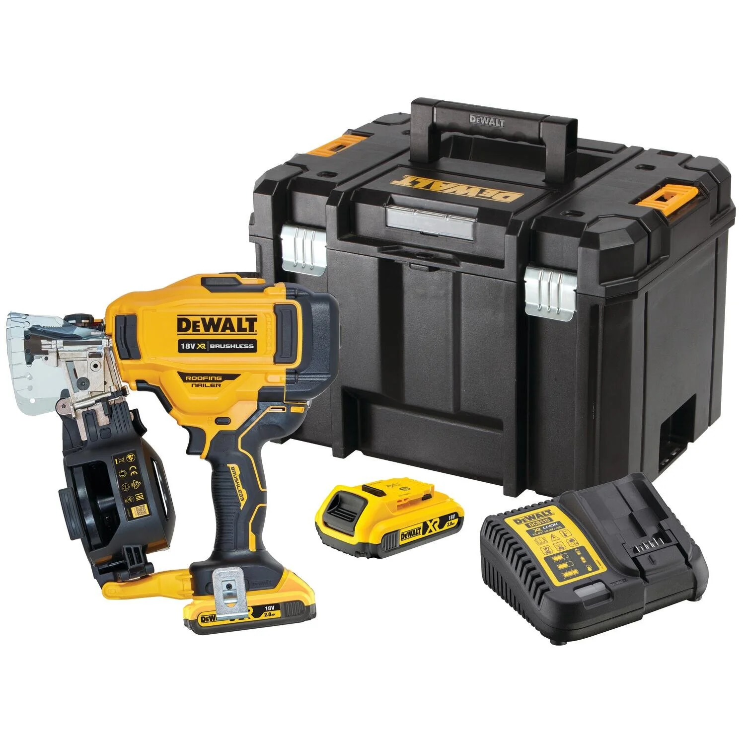 Dewalt DCN45RN 18v XR Roofing Coil Nailer with Battery and 32mm