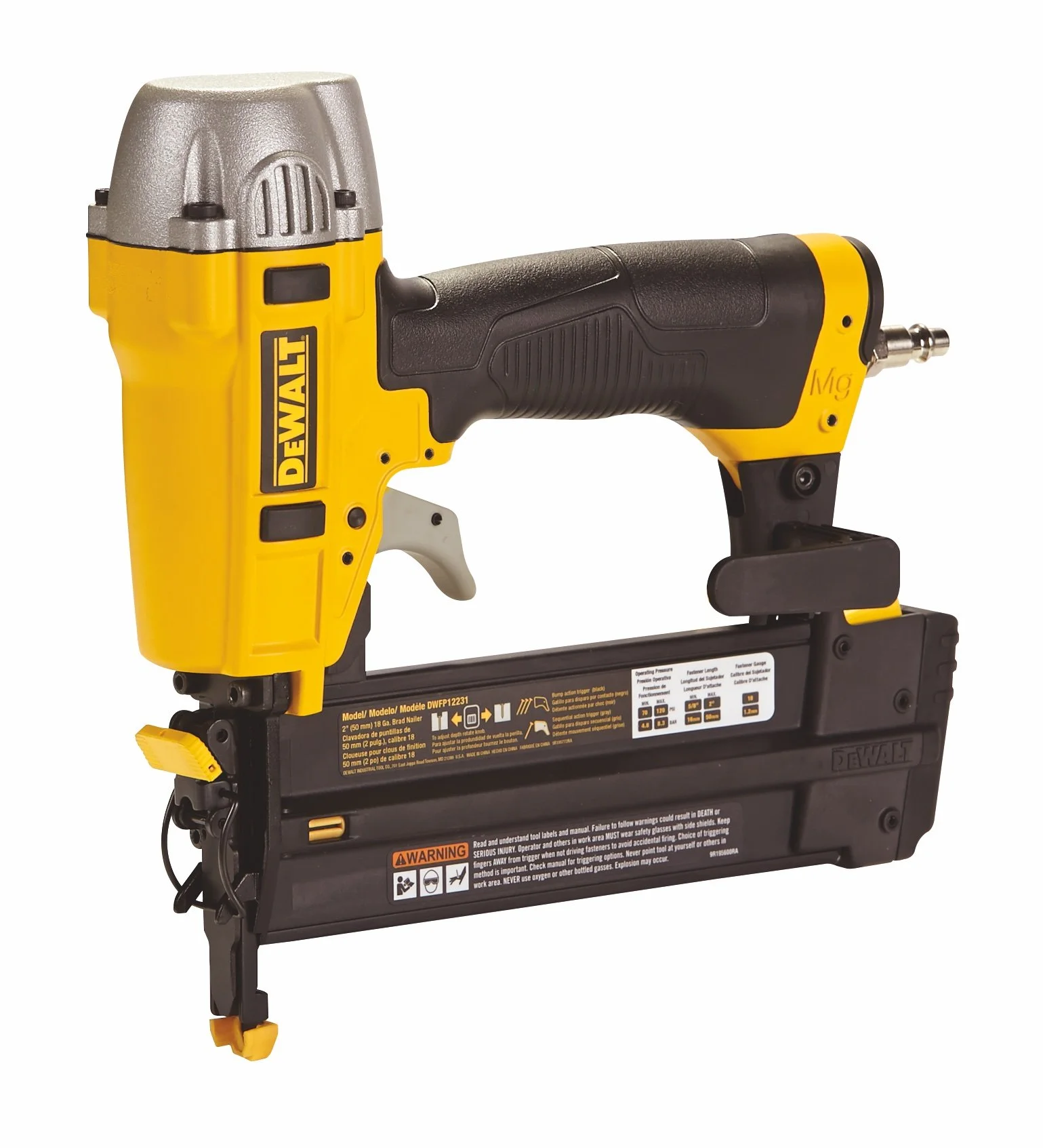 DEWALT DPN1850-XJ - 18 GAUGE AIR BRAD NAILER / 15MM to 50MM