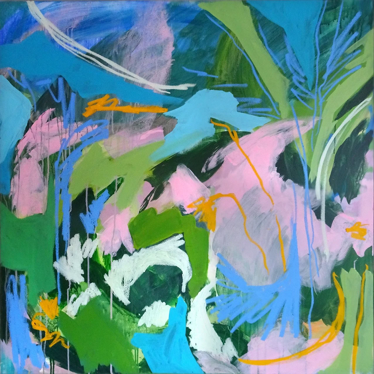 View from a Hill 100 x 100cm