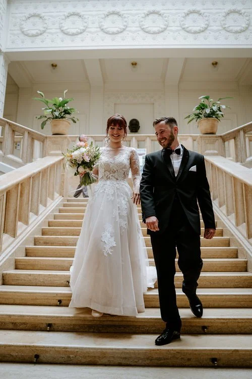 Obřad v městské knihovně | Lucie &amp; Lukáš