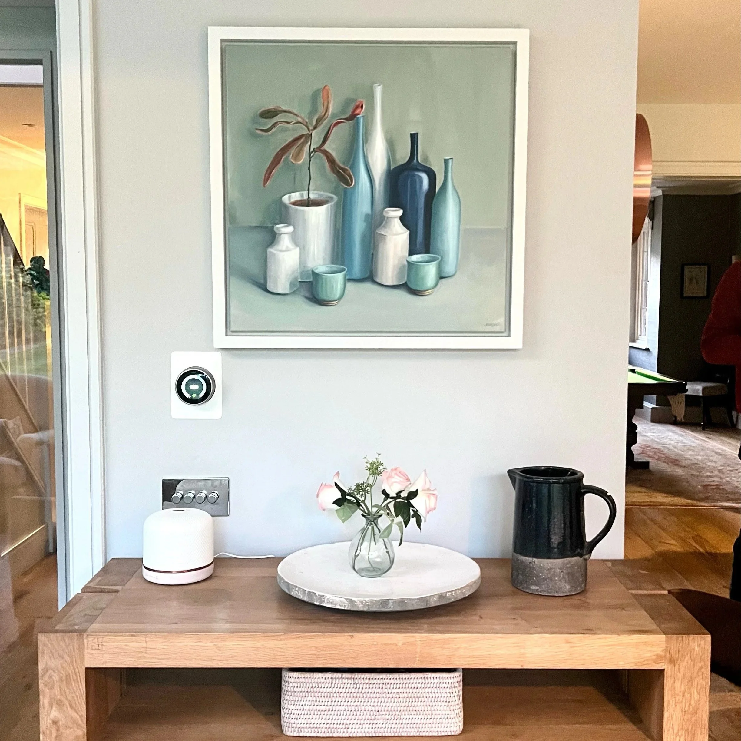 Jonquil Williamson still life painting for a kitchen in Wimbledon