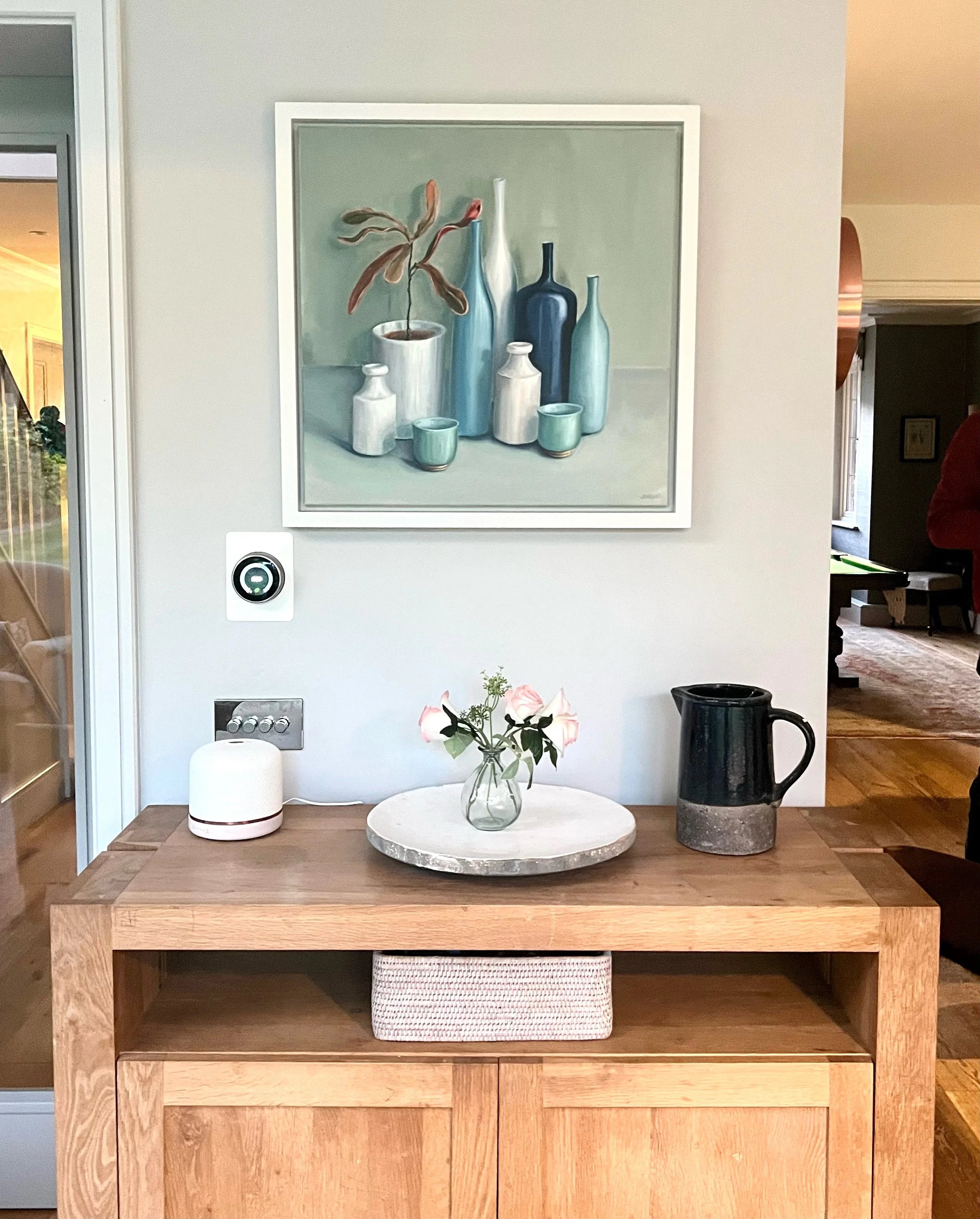 Art for kitchen in Wimbledon by Jonquil Williamson