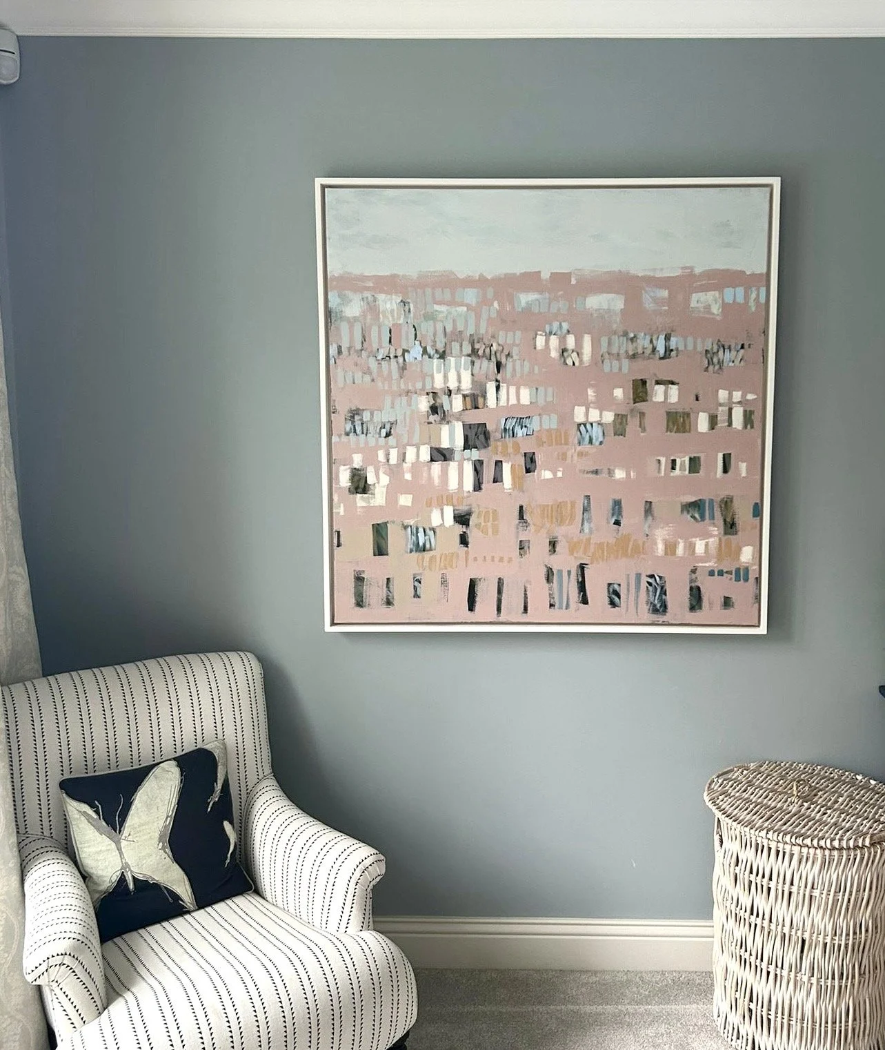Art for bedroom in Buckinghamshire by Claire Oxley