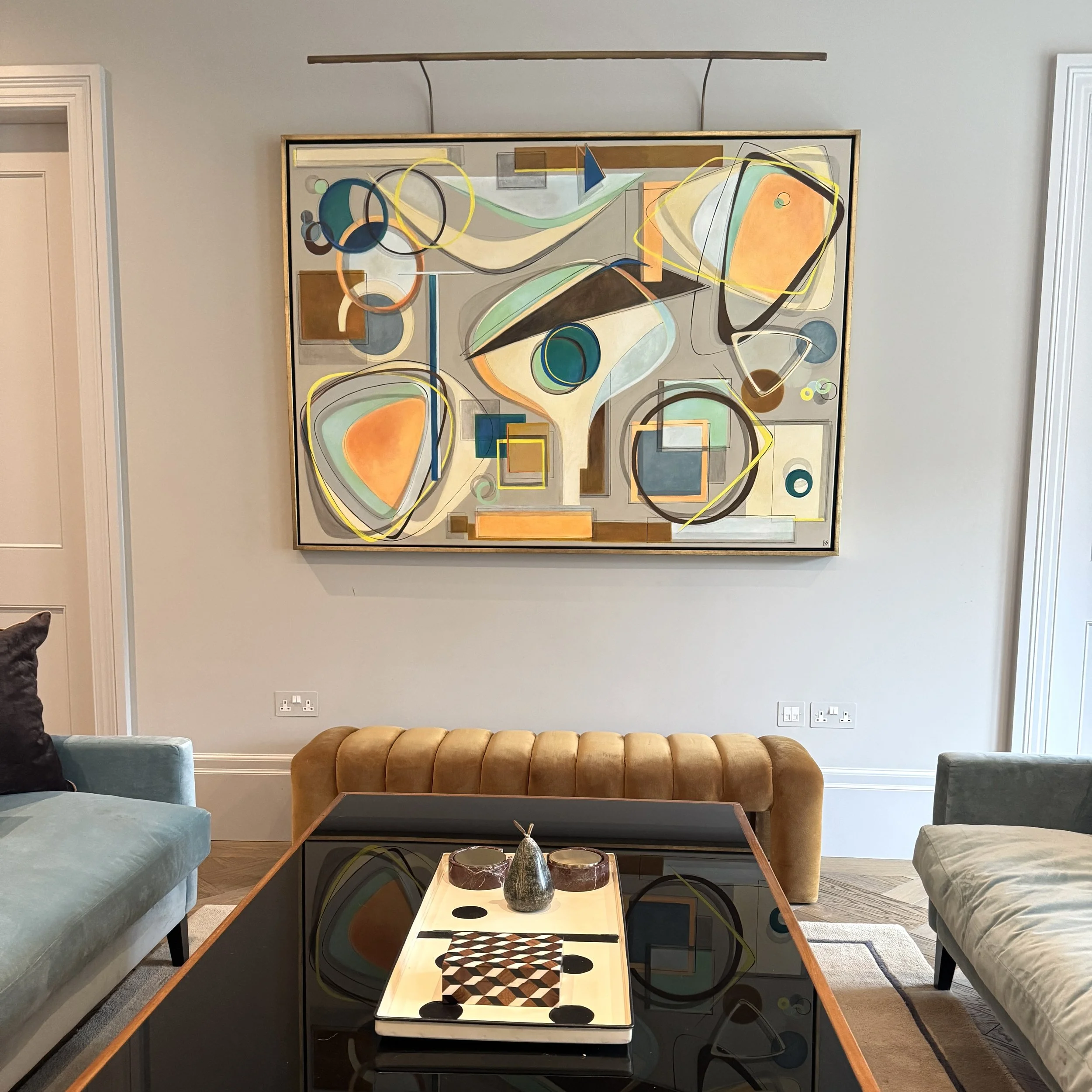 Art for formal room in South West London by Bianca Smith