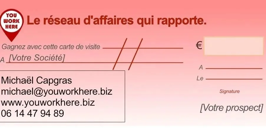 Premi&egrave;re carte de visite de notre r&eacute;seau d'affaires. Vous en pensez quoi ? 😅😆
#Ind&eacute;pendant #Freelance #ReseaudAffaires #Reseautage