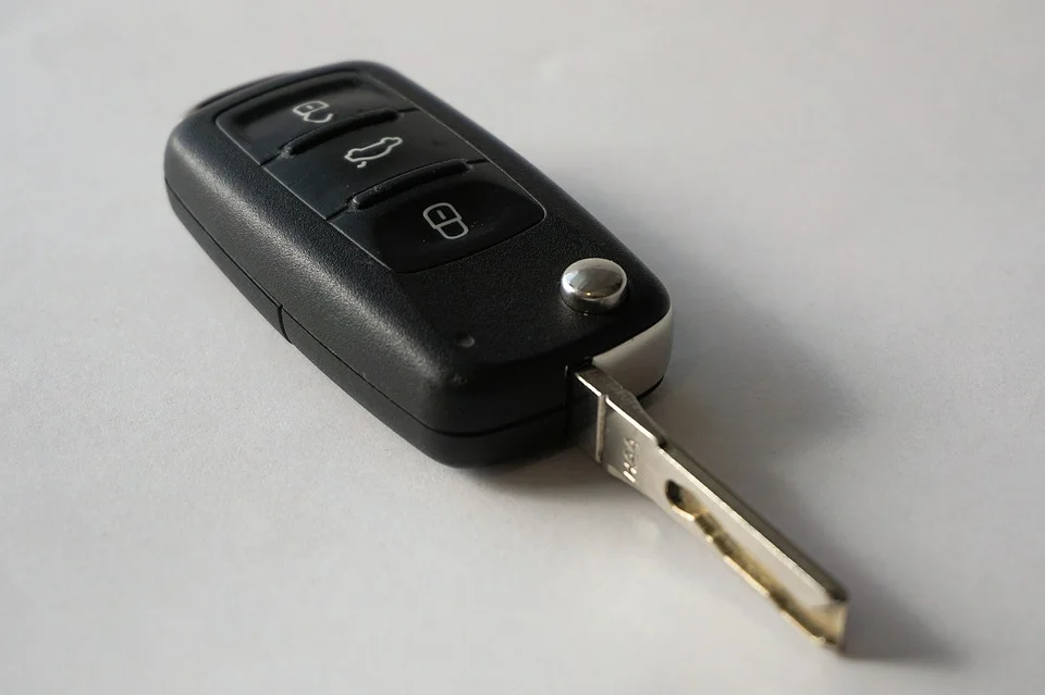 The laser cut car key