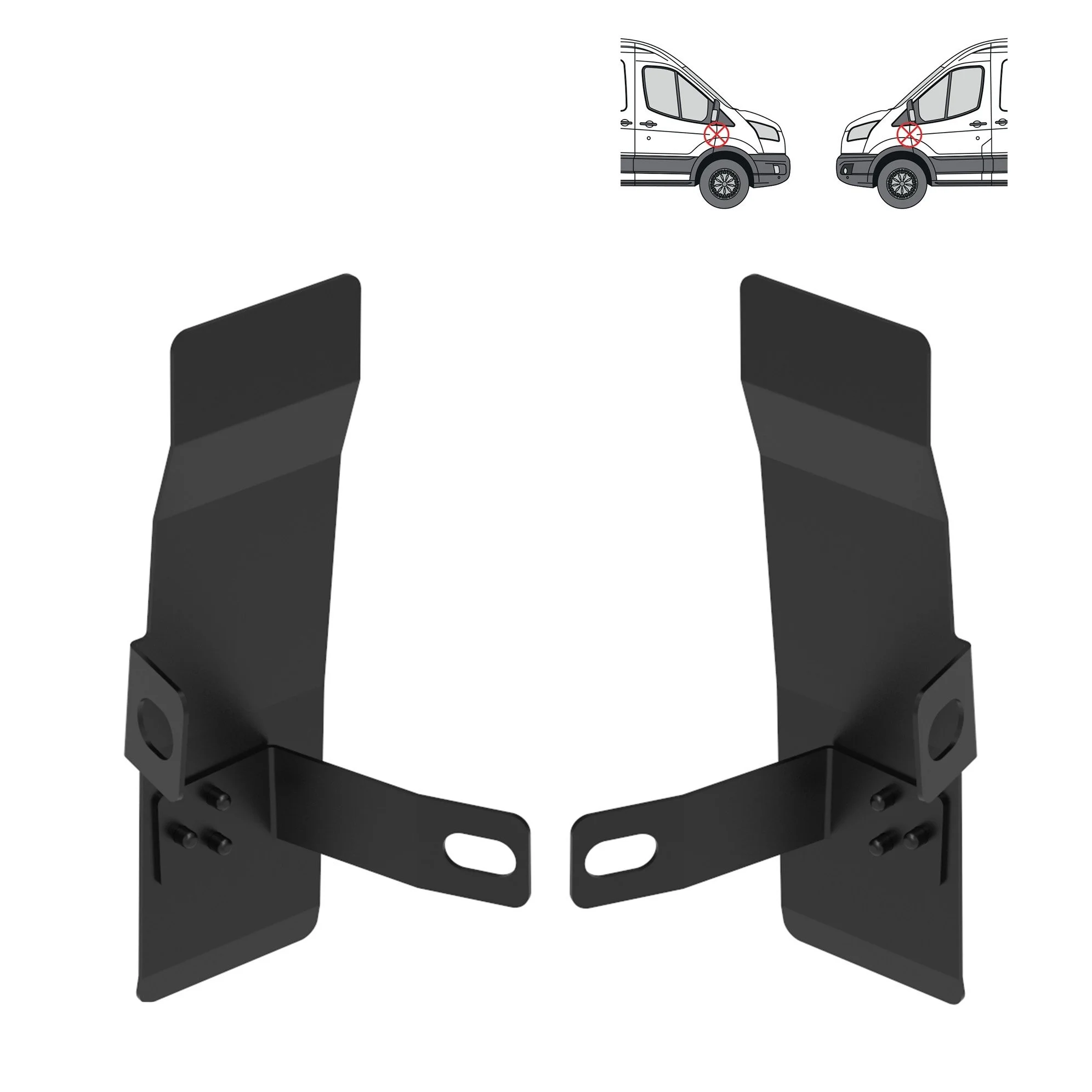 Loom Guard - Cab - Driver & Passenger - Ford Transit 2014 onwards