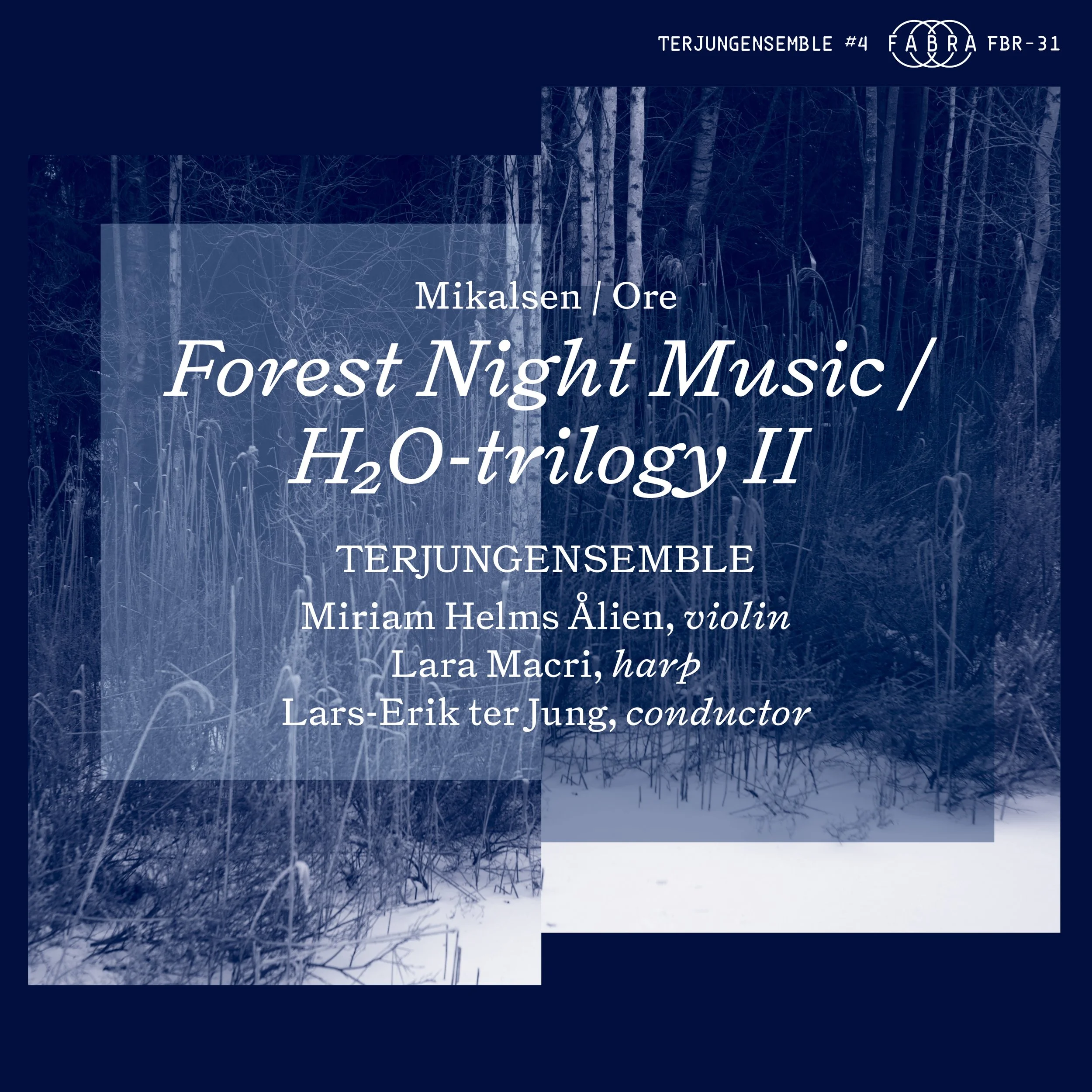 New album out with TERJUNGENSEMBLE and Miriam Helms Ålien (violin), music by Jan Erik Mikalsen and Cecilie Ore